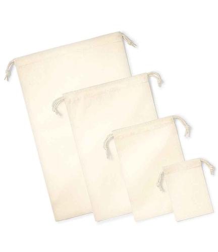 Westford Mill Organic Premium Cotton Stuff Bag - NAT - S